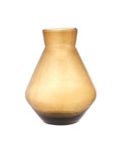 Alexandra Recycled Vase amber h25 d19