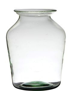 Oval Mouthblown Recycled Vase h36 d24