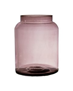 Shape Mouthblown Recycled Bottle Vase purple h25 d19