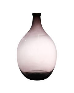 Elegant Luna Mouthblown Recycled Vase purple h43 d29