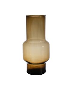 Pablo Mouthblown Recycled Vase amber h30 d14