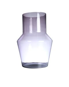 Evie Mouthblown Recycled Vase purple h35 d23