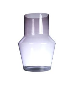 Evie Mouthblown Recycled Vase purple h40 d28