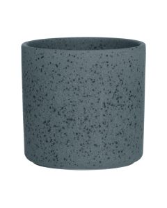 Cylinder Planter Ceramic black h10 d10