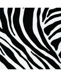 Zebra Self Adhesive Foil Big Roll black/white 45cmx15mtr