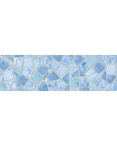 Mosaic Self Adhesive Foil Mini Roll blue 45cmx2mtr