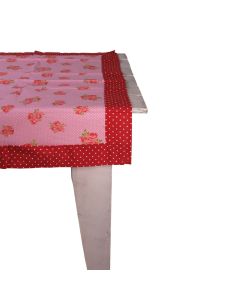 Rosie Tablecloth Textile pink 100x100cm
