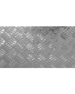 zilver Riffle Self Adhesive Foil Big Roll silver 45cmx5mtr