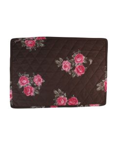 Quilted Winter Rose Placemat brown 35x50cm