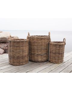 Old French Baskets  set of 3