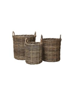 Old French Baskets  set of 3