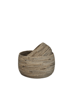 Water Hyacinth Baskets set of 2