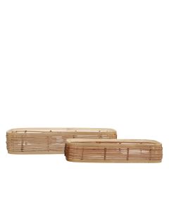 Bamboo Tray set of 2