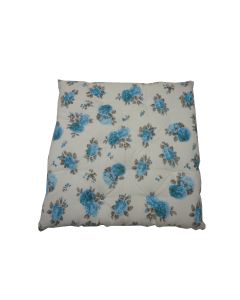 Two Flowers Chair Cushion blue 40x40cm+5cm