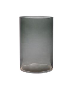 Essentials Levi Transparent Cylinder dark grey h21 d14