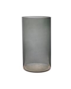 Essentials Levi Transparent Cylinder dark grey h30 d16