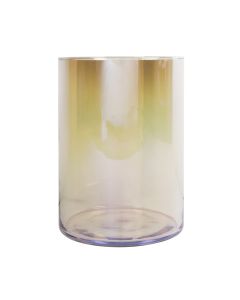 Essentials Levi cylinder luster amber transparent H25 D18