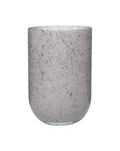 Essentials Emilia Granite Vase grey h20 d14
