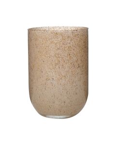 Essentials Emilia Granite Vase sand h20 d14