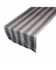 Twill Stripe Tablerunner taupe 50x140cm