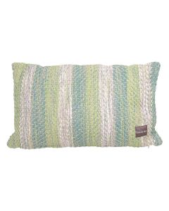 Multi Weave Cushion green 30x50cm