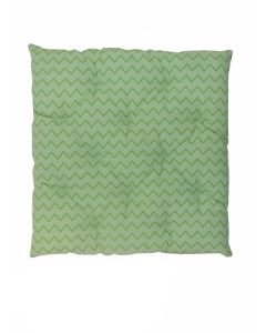 Fine Zigzag Chair Cushion green 40x40cm+5cm