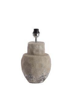 Lamp base Ø22x39,5 cm LEZAMA ceramics raw vintage grey