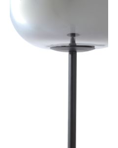 Floor lamp Ø35x160 cm JULIA glass smoked+black