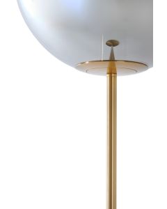 A - Floor lamp Ø30x160 cm MEDINA glass smoke+gold
