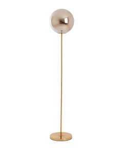 Floor lamp Ø30x160 cm MEDINA glass smoke+gold