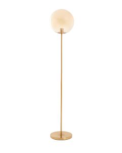 Floor lamp Ø30x160 cm MEDINA glass amber+gold