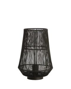 Table lamp Ø24x33 cm BANJAR black