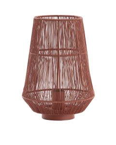 Table lamp Ø24x33 cm BANJAR brick red