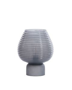 Table lamp LED Ø18x23 cm ALENNA glass grey