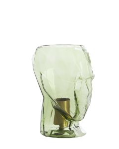 D - Table lamp Ø19x25 cm HEAD glass green
