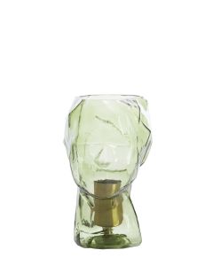 D - Table lamp Ø20x25 cm HEAD glass green