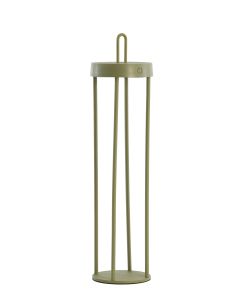 A - Table lamp LED Ø13x50 cm ISALO olive green