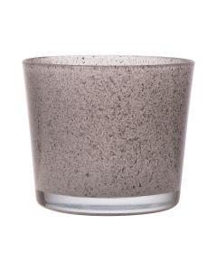Conner Granite Planter Glass grey h9 d10