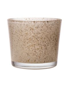 Conner Granite Planter Glass sand h12,5 d14,5