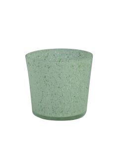 Conner Granite Planter Glass green h12,5 d14,5