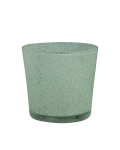 Conner Granite Planter Glass green h16 d17