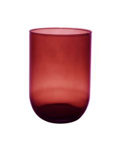 Essentials Emilia Transparent Vase purple h20 d14