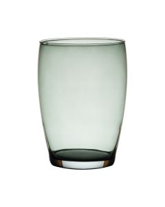 Essentials Hood Transparent Vase dark grey h20 d14