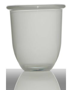 Cosmo Regular Planter Glass white h15 d13,7