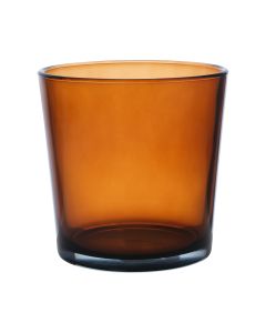 Conner Transparent Planter Glass amber h19 d19