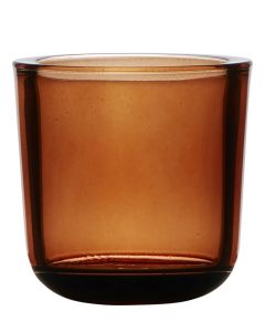 Cooper Regular Tealightholder dark brown h7,5