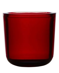 Cooper Regular Tealightholder transp. red h7,5 d7,5