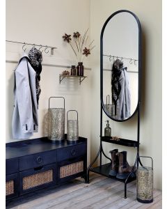 Floor Mirror w. shelves