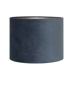 Shade cylinder 25-25-18 cm VELOURS dusty blue