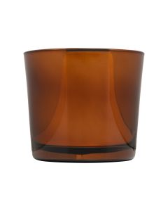 Conner Regular Shiny Planter Glass copper h12,5 d14,5